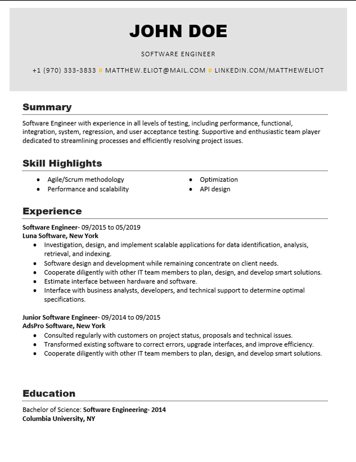 Software Engineer