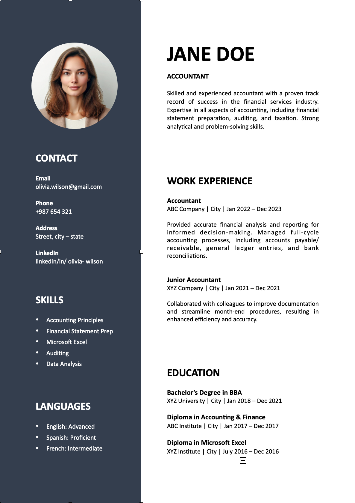 Accountant Resume